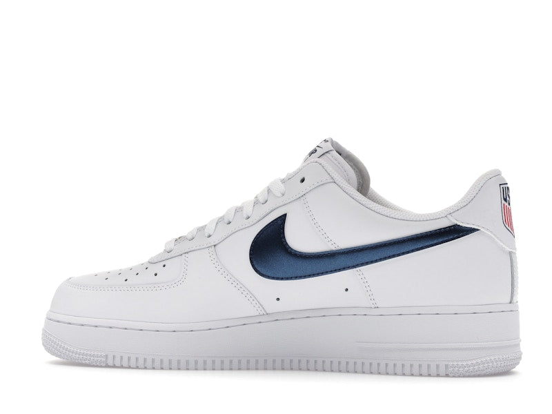 Nike Air Force 1 Low 07 Lv8 Team Usa World Cup - White/Midnight Navy/University Red/Metallic Gold - IQ0407-100 - 21