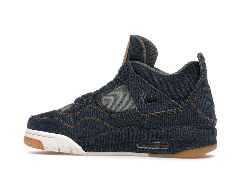 Air Jordan 4 Retro Levis Denim - Denim/Denim-Sail-Game Red - AO2571-401 - 21