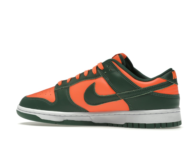 Nike Dunk Low Retro Miami Hurricanes - Team Dark Green/Team Orange-White - DD1391-300 - 21