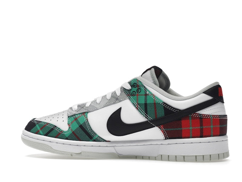 Nike Dunk Low Tartan Plaid - White/Black-White-University Red-Stadium Grey-Light Silver - DV0827-100 - 21