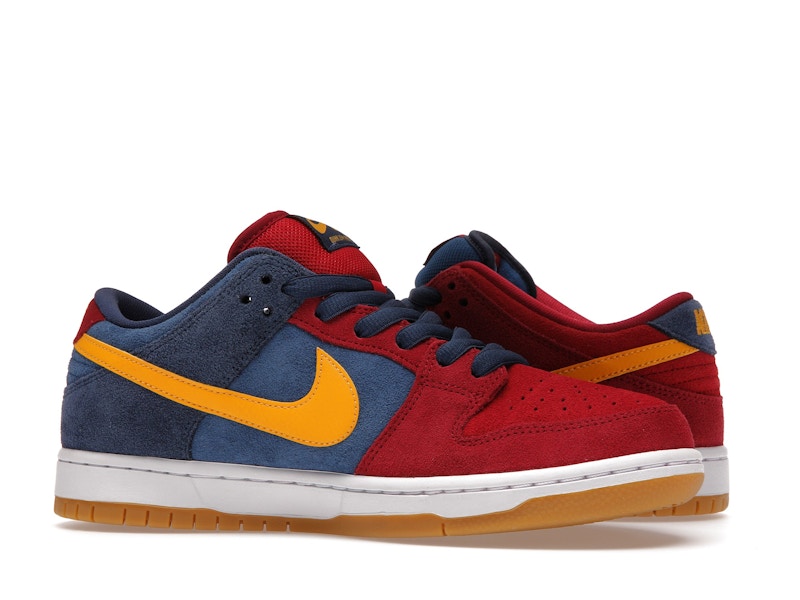 Nike Sb Dunk Low Barcelona - Maroon/Navy-Gold - DJ0606-400 - 21