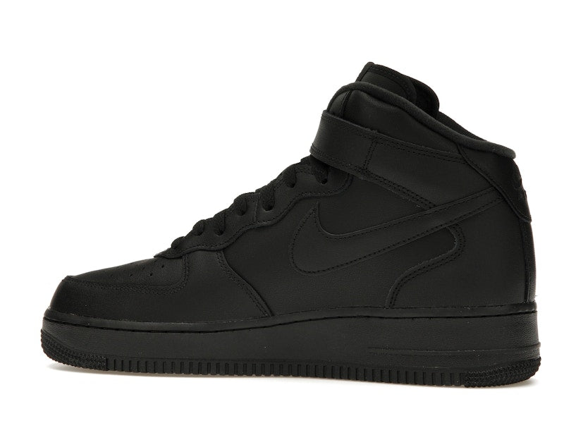 Nike Air Force 1 Mid Supreme Black, vista a 360 gradi 21 di 36