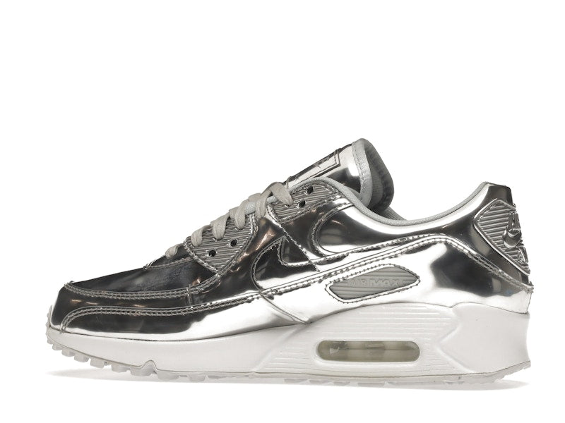 Nike Air Max 90 Metallic Silver 2020 (W) - Metallic Silver/Metallic Silver-White - CQ6639-001 - 21