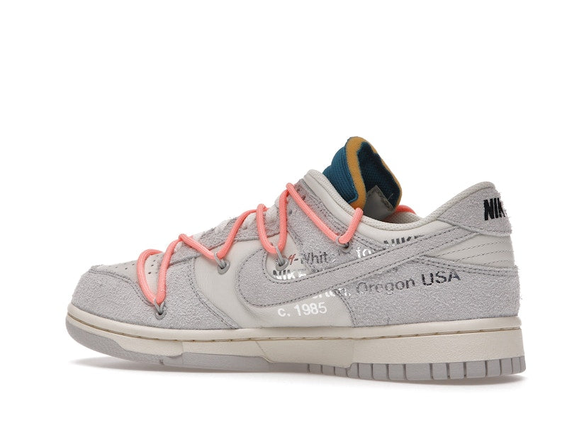 Nike Dunk Low Off White Lot 19 - Sail/Neutral Grey-Orange Pulse - DJ0950-119 - 22