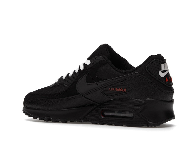 Nike Air Max 90 Black Sport Red - Black/Sport Red/White/Black - DC9388-002 - 22