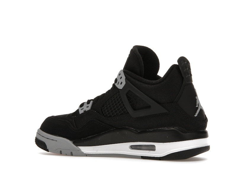 Jordan 4 Retro Black Canvas (GS), vista a 360 gradi 22 di 36