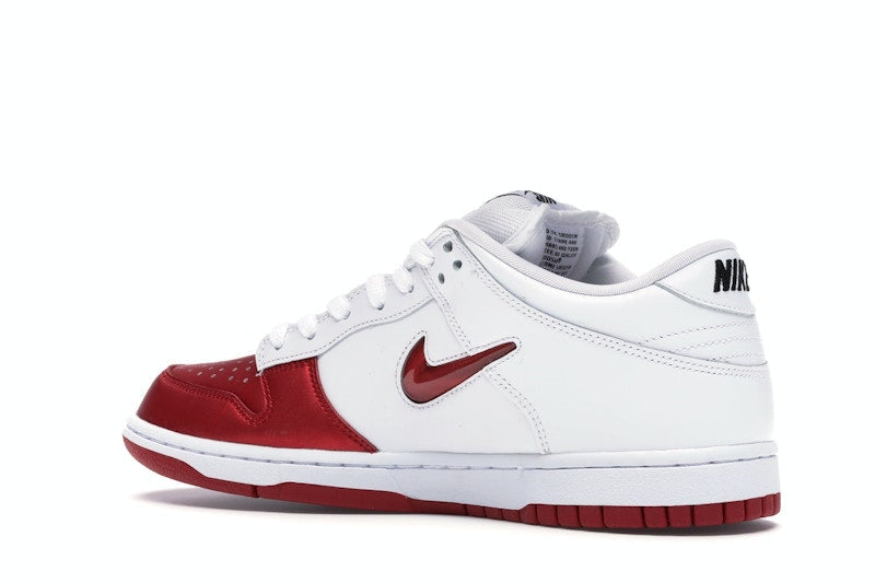 Nike Sb Dunk Low Supreme Jewel Swoosh Red - Varsity Red/Varsity Red-White-Black - CK3480-600 - 22