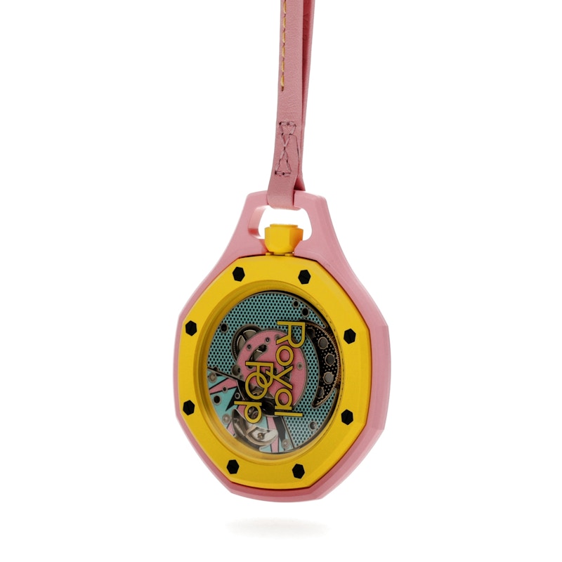 Swatch x Audemars Piguet AP Bioceramic Royal Pop Savonnette Otg Roz SSX03J100N, vista a 360 gradi 22 di 36