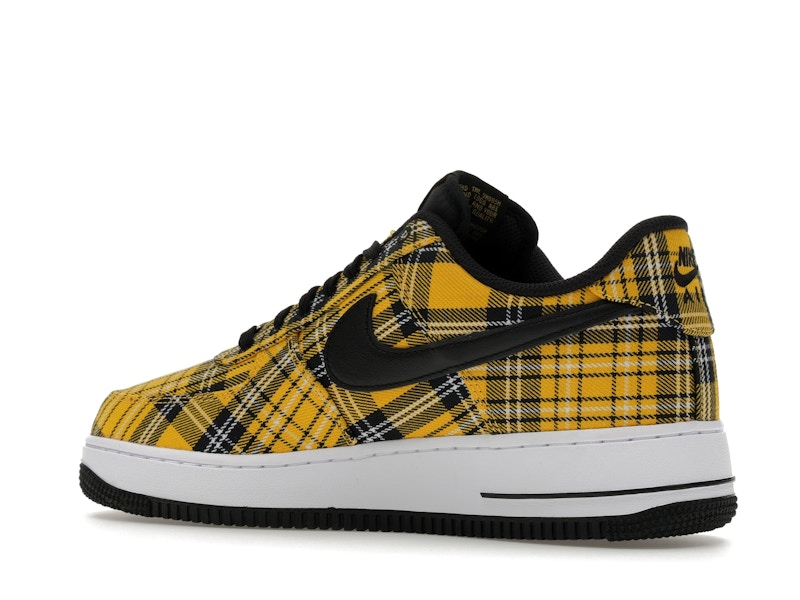 Nike Air Force 1 Low Clueless Yellow Plaid Womens - Multi-Color/Black/Yellow Ochre/White - IR5596-900 - 22