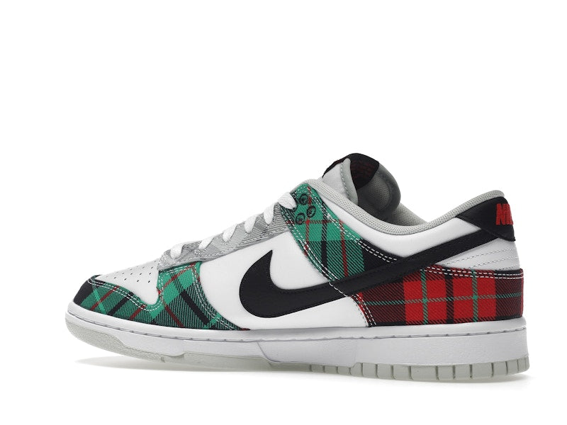 Nike Dunk Low Tartan Plaid - White/Black-White-University Red-Stadium Grey-Light Silver - DV0827-100 - 22
