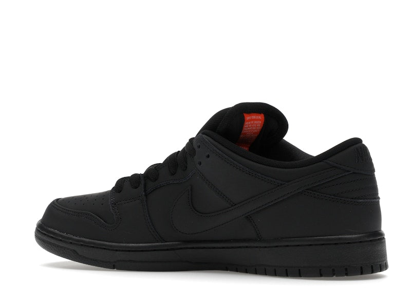 Nike Sb Dunk Low Pro Triple Black - Black/Anthracite/Safety Orange - FJ1674-001 - 22