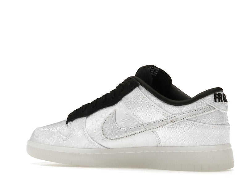 Nike Dunk Low Clot Fragment White - White/Black - FN0315-110 - 22