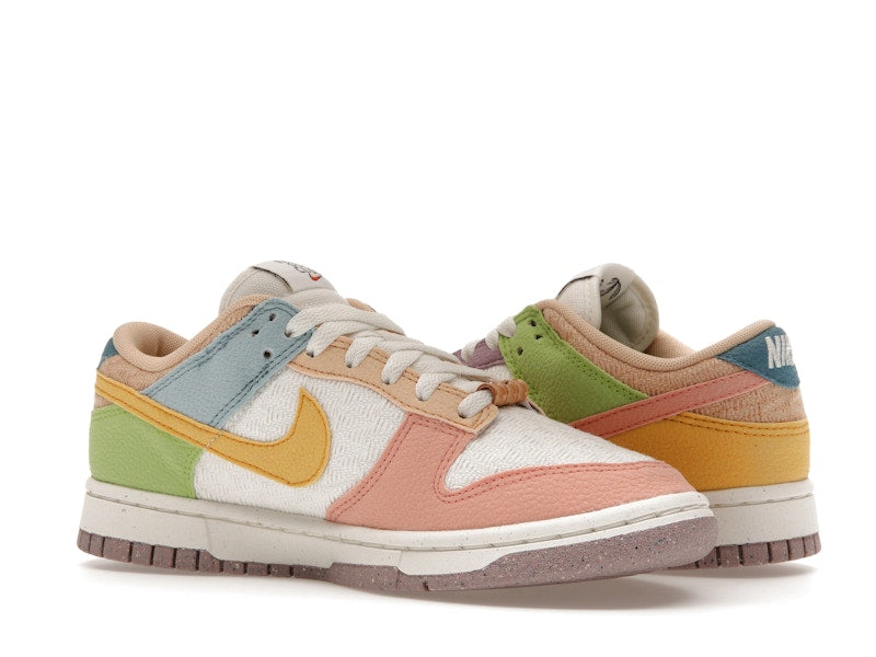 Nike Dunk Low Retro Sun Club Multi (W) - Sail/Sanded Gold-Light Madder Root - DQ0265-100 - 22