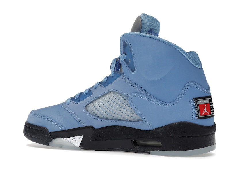 Air Jordan 5 Retro Unc University Blue, vista a 360 gradi 22 di 36