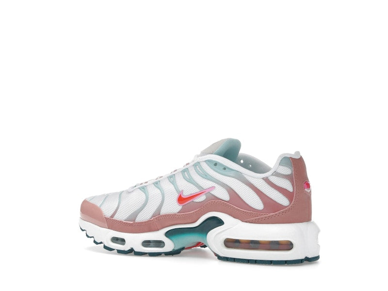 Nike Air Max Plus White Red Stardust Jade Ice Siren Red (GS), vista a 360 gradi 22 di 36