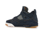 Air Jordan 4 Retro Levis Denim - Denim/Denim-Sail-Game Red - AO2571-401 - 22