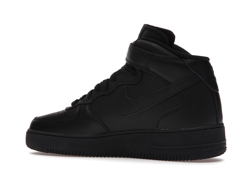Nike Air Force 1 Mid 07 Triple Black 2021 - Black/Black - 315123-001/CW2289-001 - 22