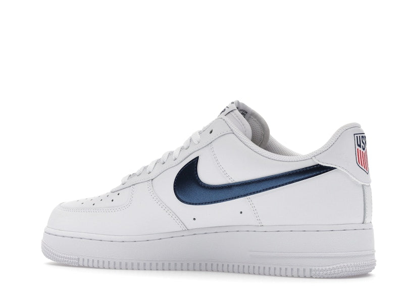 Nike Air Force 1 Low 07 Lv8 Team Usa World Cup - White/Midnight Navy/University Red/Metallic Gold - IQ0407-100 - 22