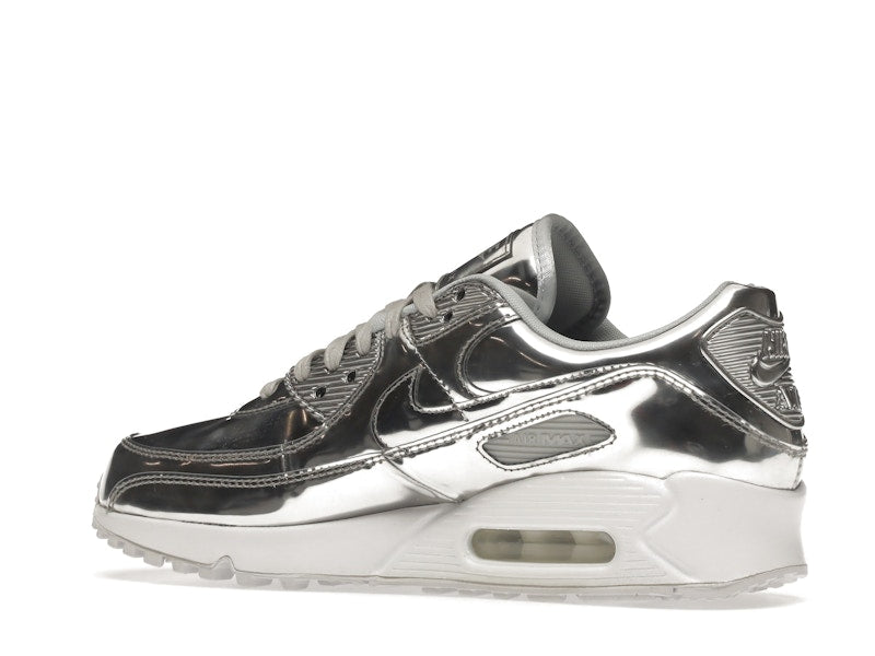 Nike Air Max 90 Metallic Silver 2020 (W) - Metallic Silver/Metallic Silver-White - CQ6639-001 - 22