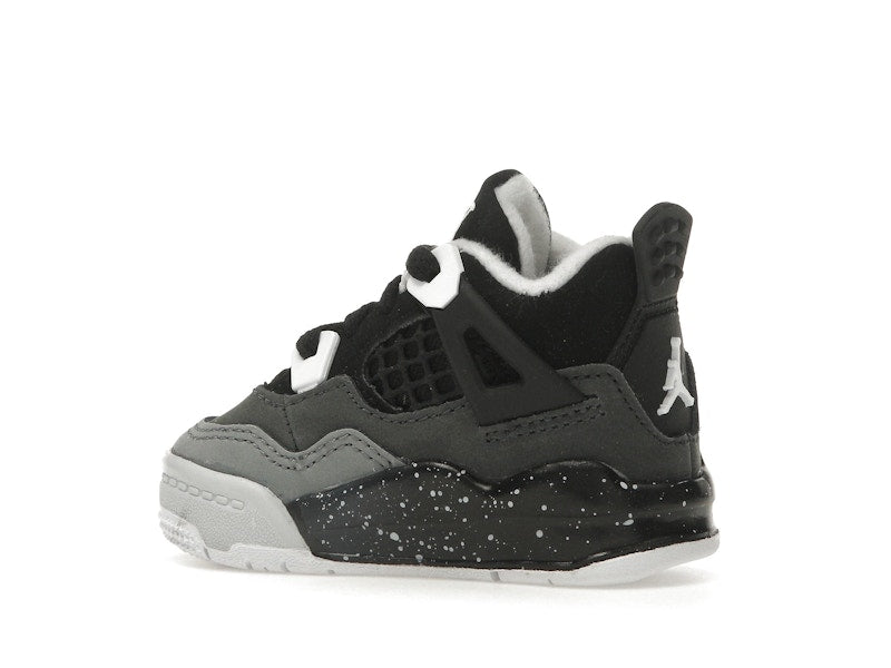Air Jordan 4 Retro Fear 2024 (TD) - Black/White/Anthracite/Black/Pure Platinum - FV4538-002 - 22