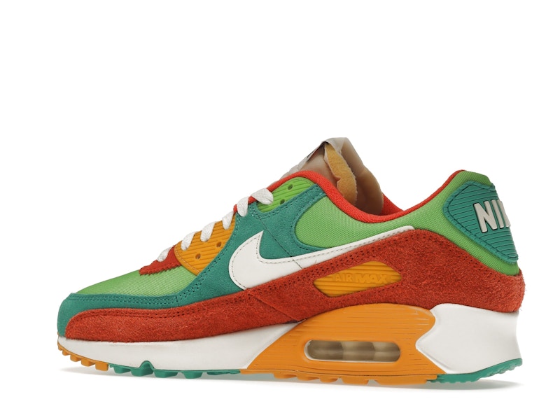 Nike Air Max 90 SE Running Club - Roma Green/Sail/Orange/Mean Green - DC9336-300 - 22