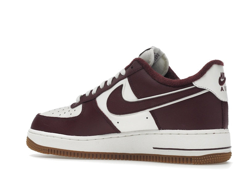 Nike Air Force 1 Low College Pack Night Maroon - Sail/Night Maroon-Gum Medium Brown - DQ7659-102 - 22