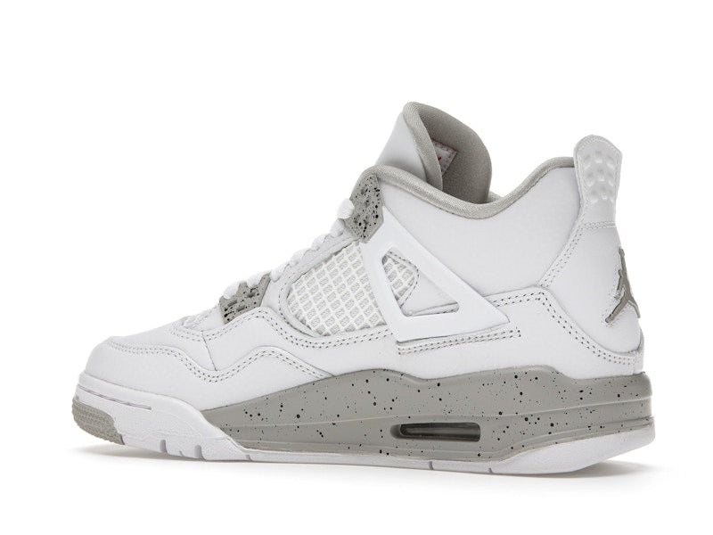 Air Jordan 4 Retro White Oreo 2021 (GS) - White/Tech Grey-Black-Fire Red - DJ4699-100 - 22