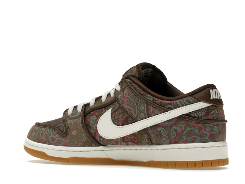 Nike Sb Dunk Low Pro Paisley Brown - Brown/Muli-Color-White-Gum - DH7534-200 - 22