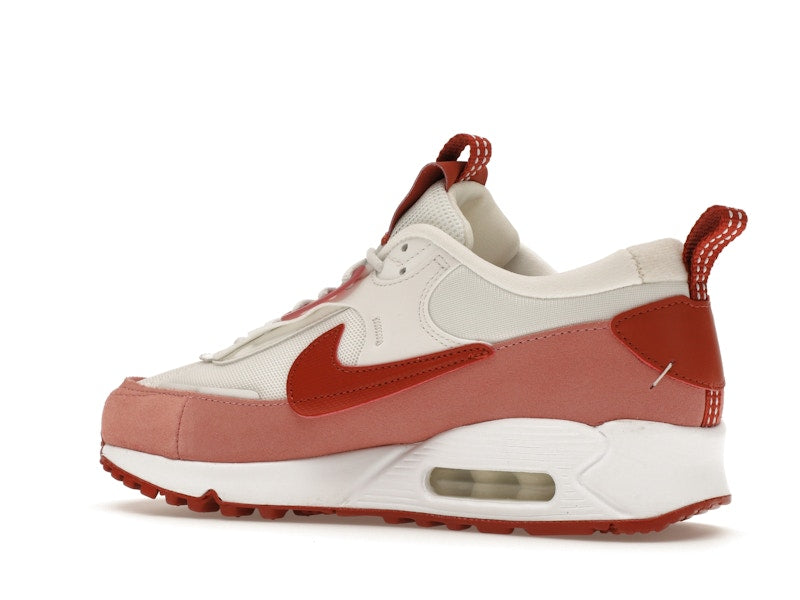 Nike Air Max 90 Futura Red Stardust Womens - Red Stardust/Summit White/Campfire Orange/Rugged Orange - FQ8881-618 - 22