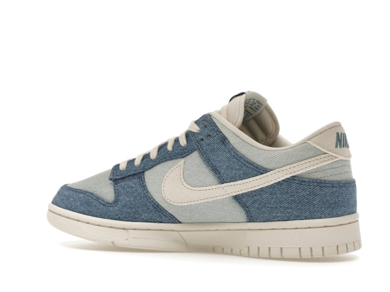 Nike Dunk Low Smokey Blue Denim (Women's), vista a 360 gradi 22 di 36