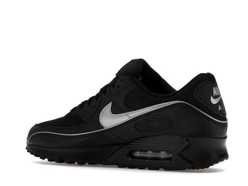 Nike Air Max 90 Premium Black Reflective - Black/Black/Anthracite/Multi-Color - HV4517-002 - 22