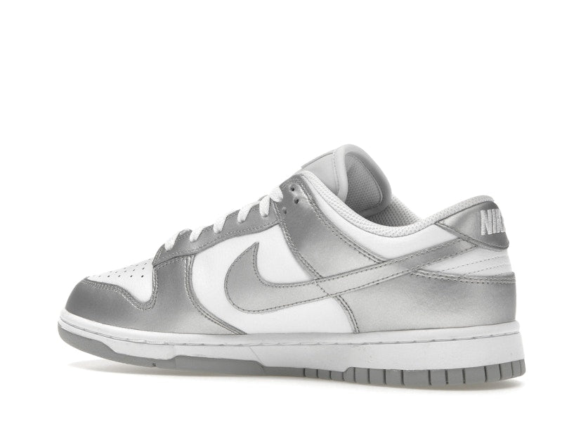 Nike Dunk Low Metallic Silver Womens - White/Metallic Silver/Blue Joy - FV1311-100 - 22