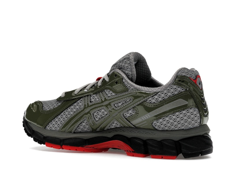 Asics Gel Kayano 121 Up There - Olive Green/Grey/Red - 1203A869-021 - 22