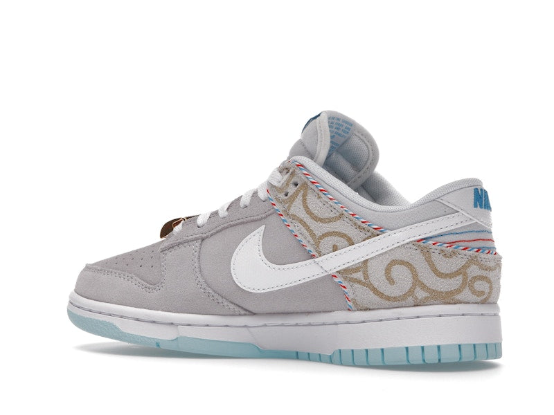Nike Dunk Low Barbershop Grey - Grey/White/Teal - DH7614-500 - 22
