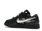 Nike Dunk Low Off White Lot 50 - Black/Metallic Silver-Black - DM1602-001 - 22