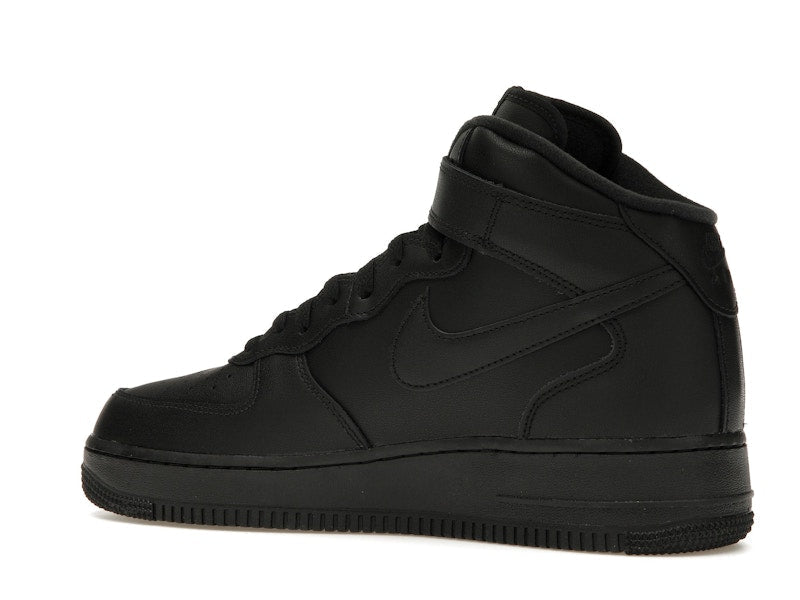Nike Air Force 1 Mid Supreme Black, vista a 360 gradi 22 di 36