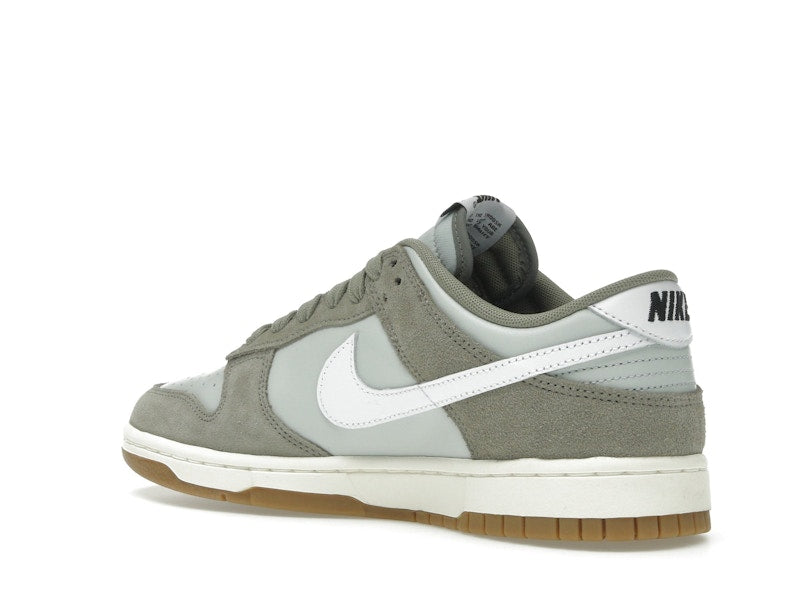 Nike Dunk Low Retro SE Light Silver Light Army Sail White, vista a 360 gradi 23 di 36