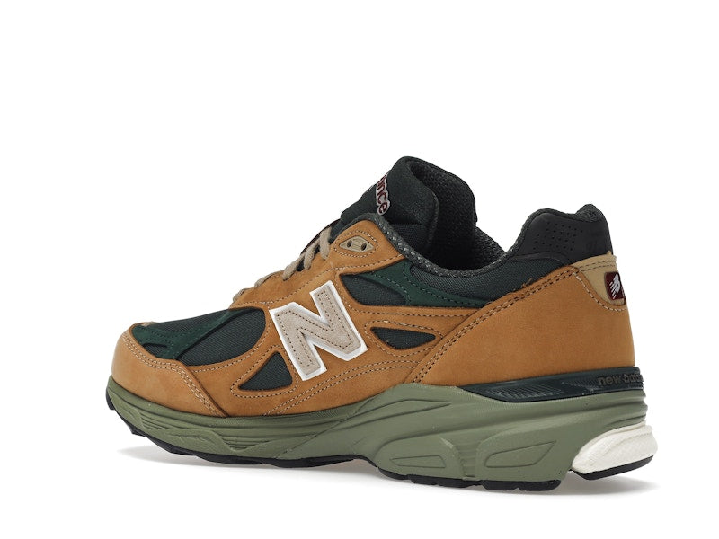 New Balance 990v3 MiUSA Tan Green, vista a 360 gradi 23 di 36