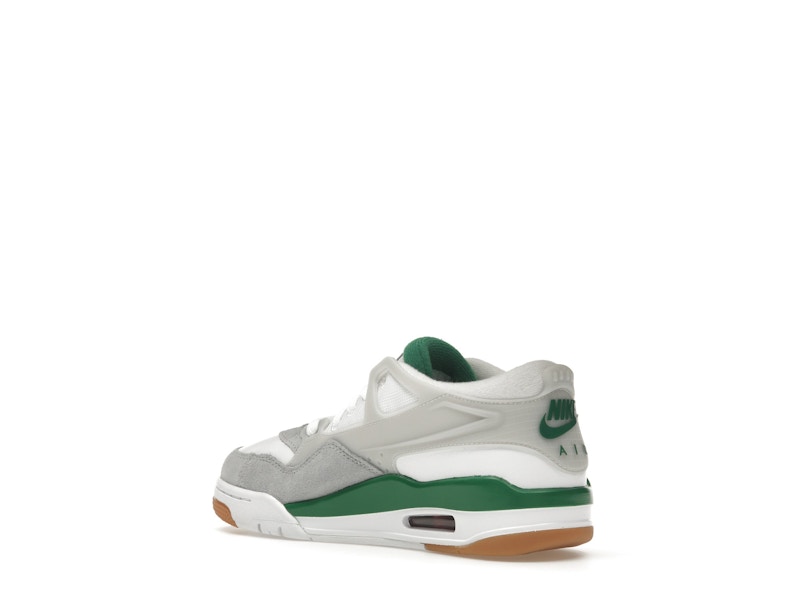 Air Jordan 4 Rm Pine Green (GS) - White/Pine Green/Neutral Grey/Wolf Grey/Varsity Red/Gum Dark Brown - FQ7938-103 - 23