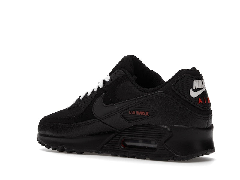 Nike Air Max 90 Black Sport Red - Black/Sport Red/White/Black - DC9388-002 - 23