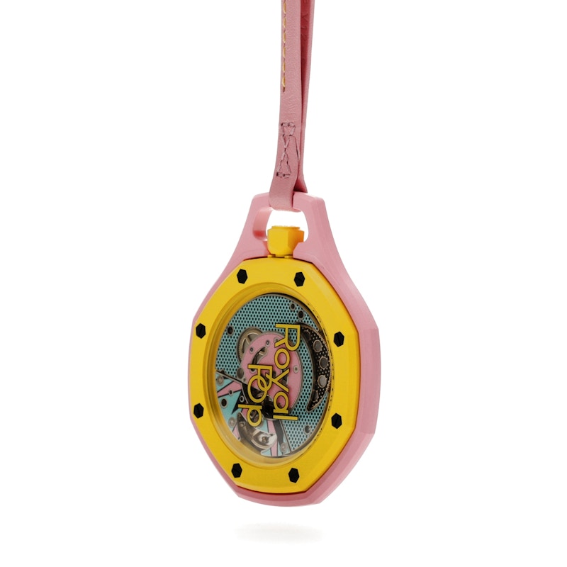Swatch x Audemars Piguet AP Bioceramic Royal Pop Savonnette Otg Roz SSX03J100N, vista a 360 gradi 23 di 36