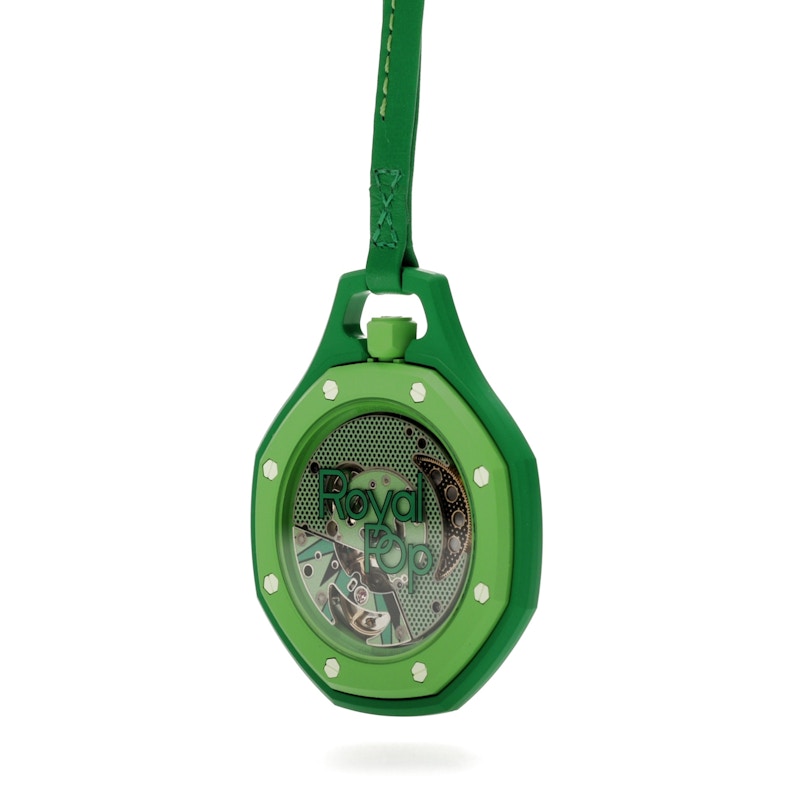 Swatch x Audemars Piguet AP Bioceramic Royal Pop Green Eight SSX03G100N, vista a 360 gradi 23 di 36