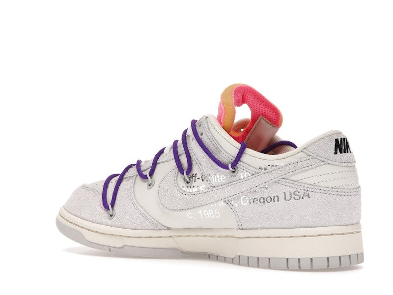 Nike Dunk Low Off White Lot 15, vista a 360 gradi 23 di 36