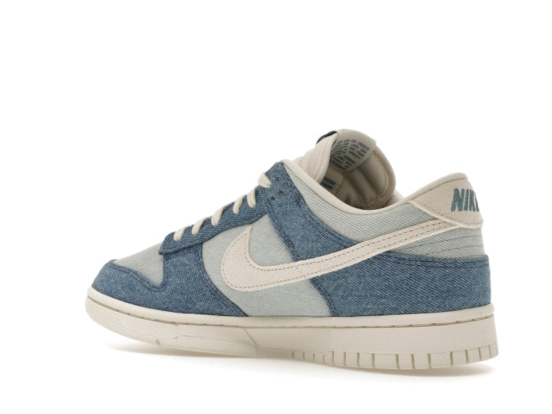 Nike Dunk Low Smokey Blue Denim (Women's), vista a 360 gradi 23 di 36