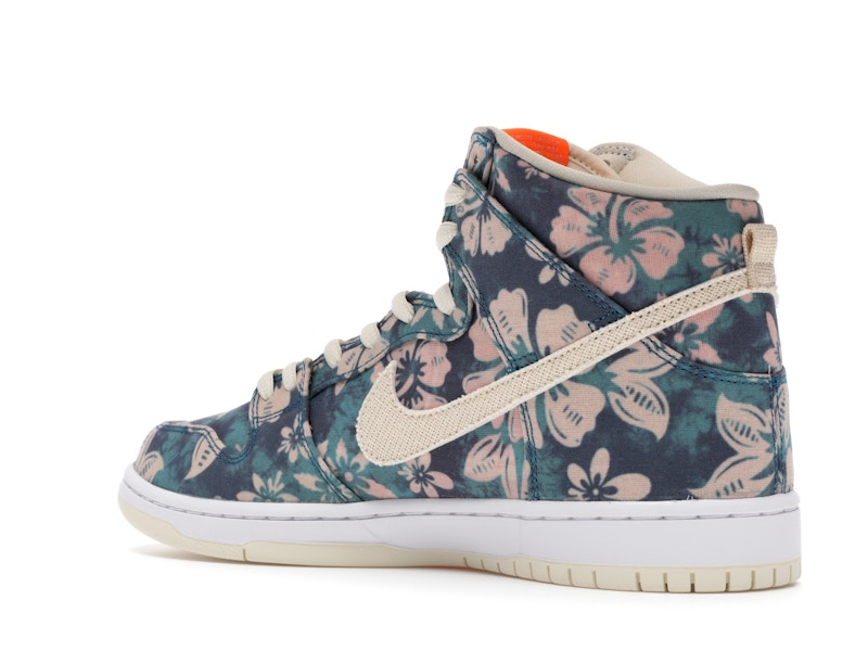 Nike SB Dunk High Hawaii - Sail/Blue-Green Aqua - CZ2232-300 - 23