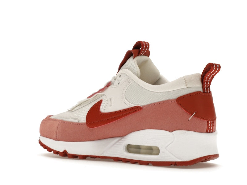 Nike Air Max 90 Futura Red Stardust Womens - Red Stardust/Summit White/Campfire Orange/Rugged Orange - FQ8881-618 - 23