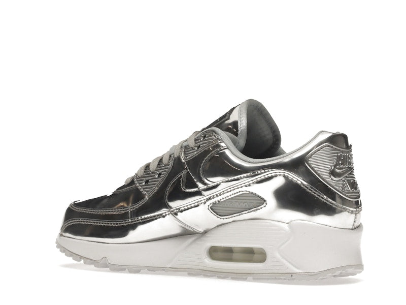 Nike Air Max 90 Metallic Silver 2020 (W) - Metallic Silver/Metallic Silver-White - CQ6639-001 - 23