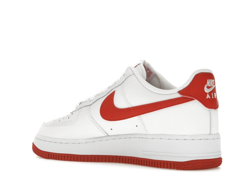 Nike Air Force 1 07 Dragon Red - White/White/Dragon Red - FJ4146-106 - 23