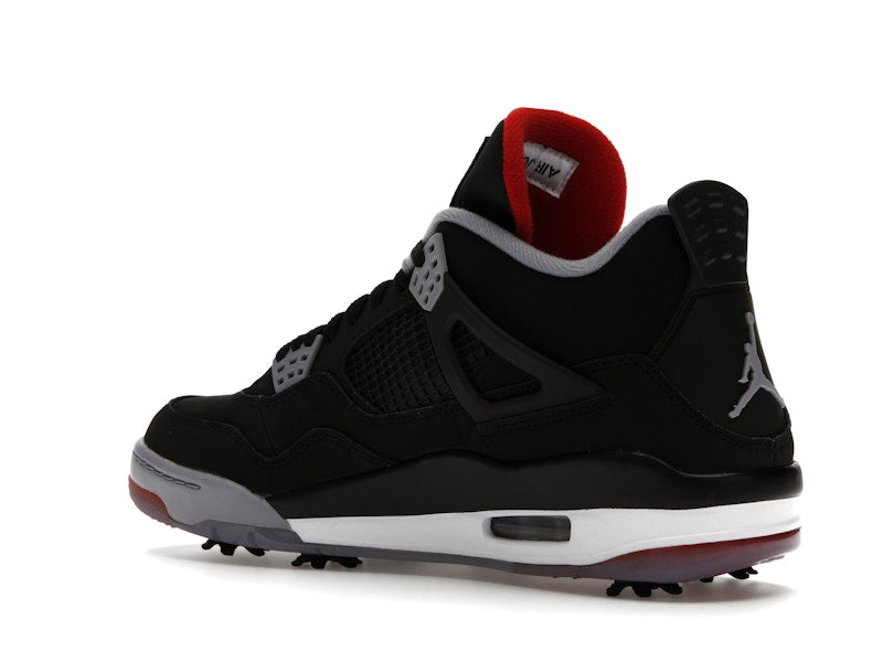 Air Jordan 4 Retro Golf Bred - Black/Fire Red-Cement Grey-White - CU9981-002 - 23