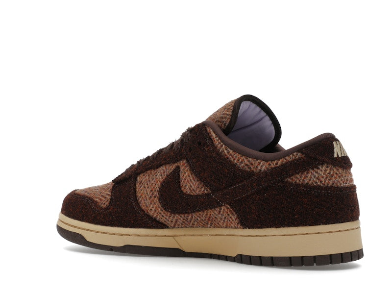 Nike Dunk Low Harris Tweed Sesame Womens - Sesame/Violet Mist/Baroque Brown - IO0052-200 - 23